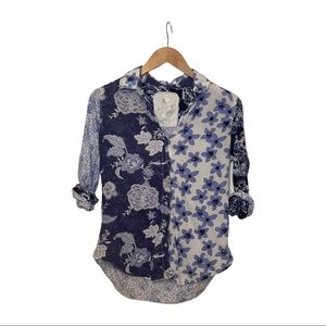 Sundance Vergennes Paisley Flower Print Top